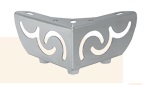 [SL112-B] SOFA STEEL LEG SL112-B