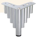 [SL216-S] SOFA STEEL LEG 13CM -- SL216 - SILVER