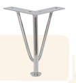 [SL1515-S] METAL SOFA LEG SL1515 - SILVER