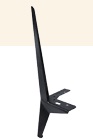 [SL1516-B] SOFA STEEL LEG SL1516-MATT BLACK