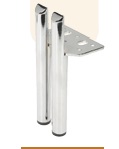 [SL1524-S] SOFA METAL LEG SL1524 - SILVER