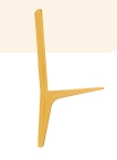 [SL1701-G] GOLDEN STEEL LEG 17CM -- DESIGN SL1701-GOLD