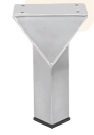 [SL14501-S] SOFA STEEL LEG SL14501 - SILVER (14.5CM)