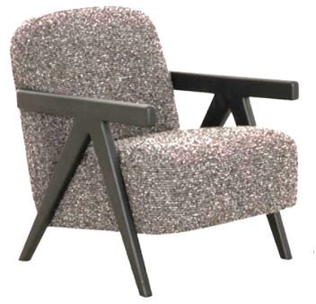 [MC1S-ZW24086B] 1 SEATER SOFA / CHAIR - REF ZW-24086 BEIGE