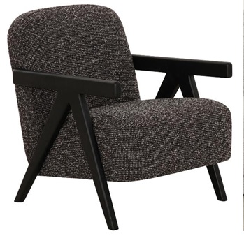 [MC1S-ZW24086G] 1 SEATER SOFA / CHAIR - REF ZW-24086 DARK COL