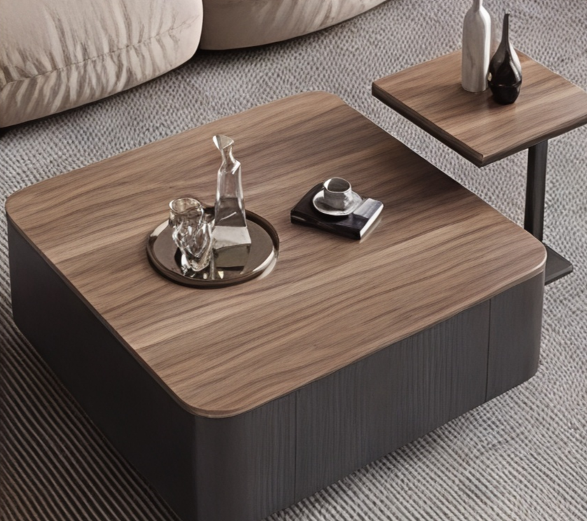 [CT-05] 2 PCS SQUARE CENTER TABLE- 80*40 &40*50   - CT-05