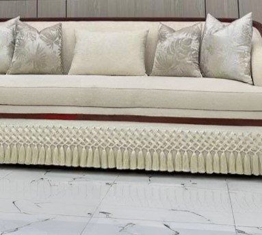 [EGYTRM-BHQ] EGYPTIAN SOFA TRIMMING BIG -HQ  LACE COL MIX